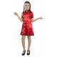 Costume cinese bambina vestito rosso