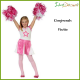 Costume cheerleader bambina ragazza pom pom