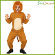 Costume da leone bambino vestito marrone animale savana