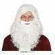 Parrucca e barba babbo natale
