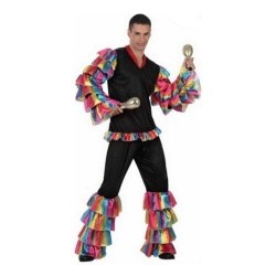 Costume ballerino samba uomo rumba ttaglia XL con volants cubano