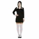 Vestito mercoledi Addam corto nero