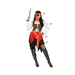 Costume pirata donna piratessa bucaniere vestito