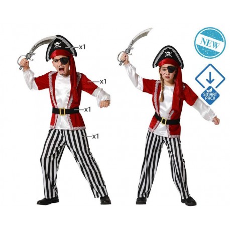 Costume pirata bambino travestimento corsaro bucaniere 