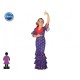 Costume spagnola bambina vestito flamenco  lungo blu 