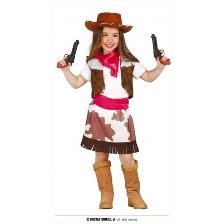 Costume cowgirl boy bambina vestito far west sceriffo