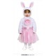 Costume coniglietta neonato bambina bianco