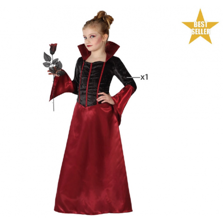 Costume vampira vampiressa bambina vestito gotico
