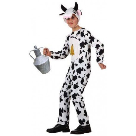 Costume mucca bambino vestito animale della fattoria