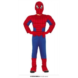 Costume spiderman supereroe uomo ragno muscoloso