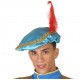 Cappello da principe azzurro con piuma rossa