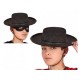 Cappello da spagnolo nero bambino zorro sombrero 