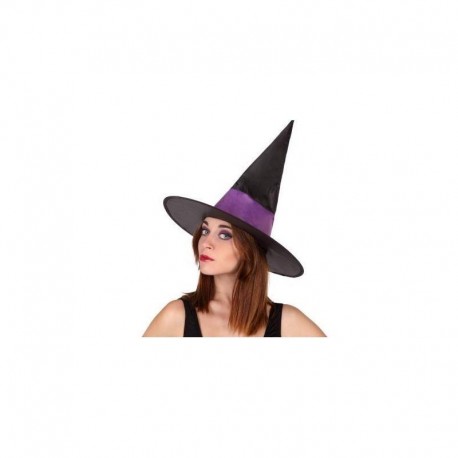 CAPPELLO STREGA NERO E VIOLA