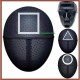 Maschera nera triangolo cerchio quadratto