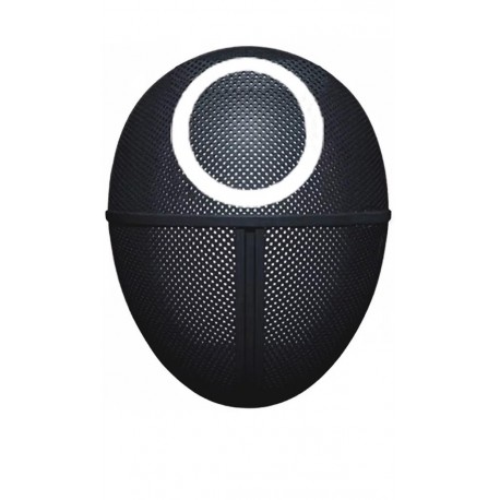 Maschera nera triangolo cerchio quadratto