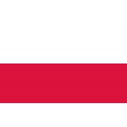 Bandiera Polonia cm 150 x90  in tessuto con asola