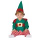 Costume elfo neonato aiutante babbo natale bambino 