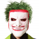 Maschera joker clown paglilaccio assassino
