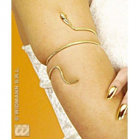 Bracciale egiziana donna Cleopatra braccialetto dorato 