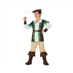 Costume Peter Pan bambino Robin hood taglia 5 6 anni arciere