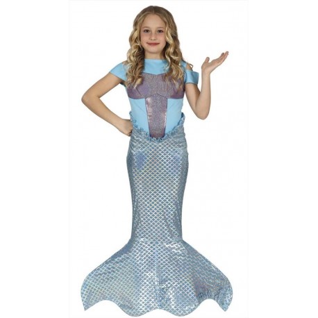 Costume sirenetta sirena Ariel bambina principessa del mare