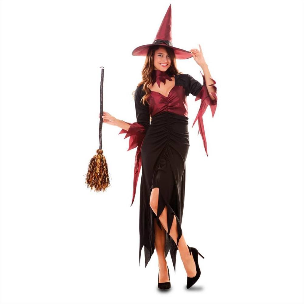 eurocarneval costume strega da donna taglia unica halloween 705865