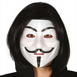 Maschera anonymous indignato V per vendetta travestimento