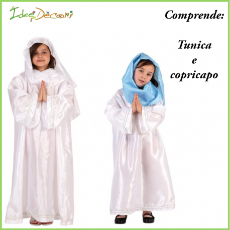 Costume da Madonna Maria Bambina recita Natale