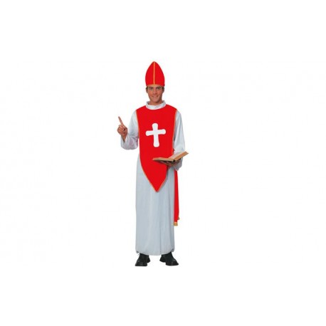 Costume Papa uomo Pontefice tunica Papalina Carnevale