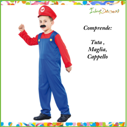 Costume Mario fontaniere bambino