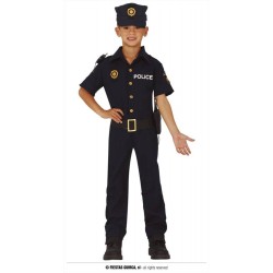 Costume poliziotto bambino divisa polizia unisex 