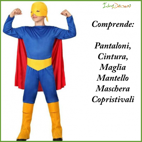 Zzcostumes Costume Mono Colore Verde Per Bambini, Taglia 3-4 Anni, Ideale Per Feste E Carnevale