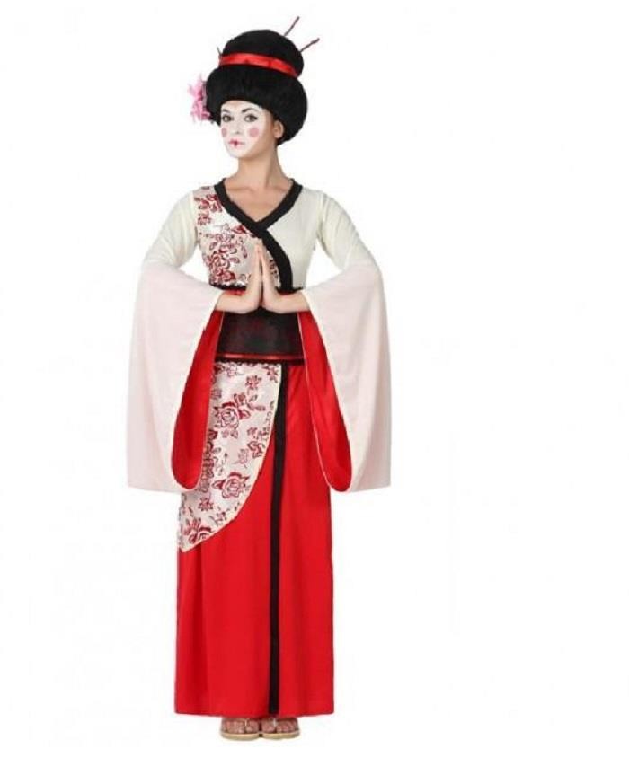 Costume Geisha donna giapponese kimono orientale at72620
