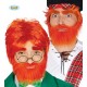 Parrucca e Barba rossa Scozzese Carnevale