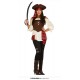 Costume piratessa pirata dei caraibi donna bucaniere
