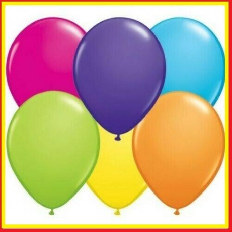 Palloncini 100 PZ compleanno colorati assortiti