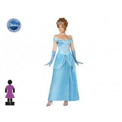 Costume principessa azzurra donna