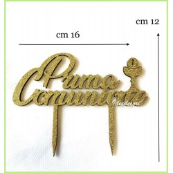Cake Topper Prima Comunione per torta decorazione