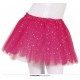 Tutù in tulle cm 30 danza ballo con stelline glitter 
