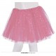 Tutù in tulle cm 30 danza ballo con stelline glitter 