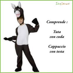 Costume da asino taglia 5/6 anni 