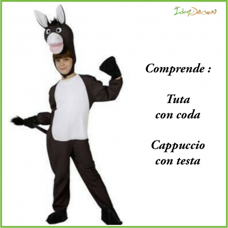 Costume da asino taglia 5/6 anni 
