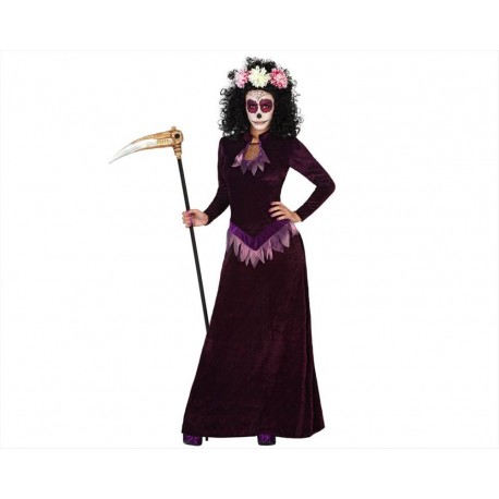 Costume dias de muerte Catrina  donna taglia M/L 