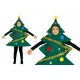 Costume da albero natale bambino vestito
