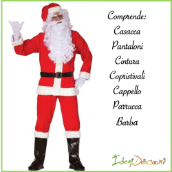 Costume babbo Natale completo Santa Claus