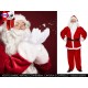 Costume babbo natale uomo vestito natalizio taglia unica