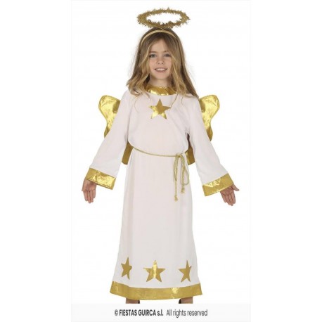 Costume angelo bambino/a angioletto recita Natale