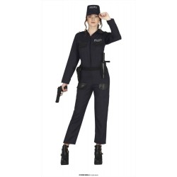 Costume poliziotta ragazza bambina divisa vestito 