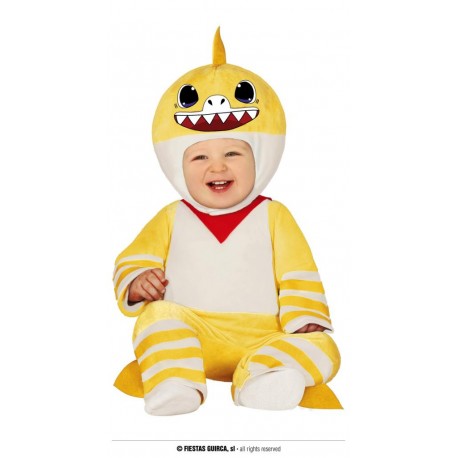 Costume baby shark neonato piccolo squalo 