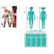 Costume pagliaccio assassino bambino bianco vestito clown horror